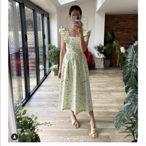 H&M Wildflower Collection Floral Poplin Dress - Picture 2 of 8